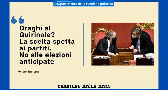 L'intervista di Brunetta al Corriere della Sera