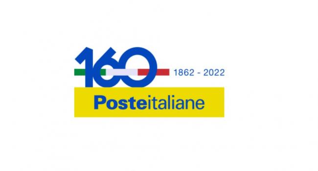 Logo evento celebrativo per i 160 anni di Poste italiane