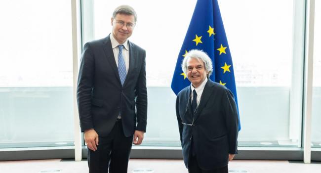 Brunetta e Dombrovskis a Bruxelles