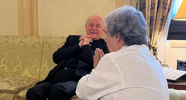 Renato Brunetta incontra Monsignor Vincenzo Paglia